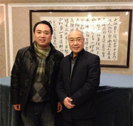 公司總經理張棟林與上海音樂學院教授賈達群合影