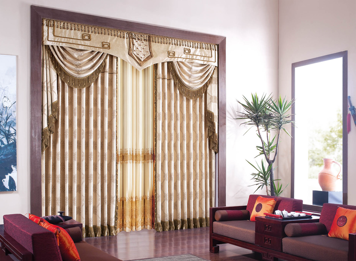 新中式風格窗簾